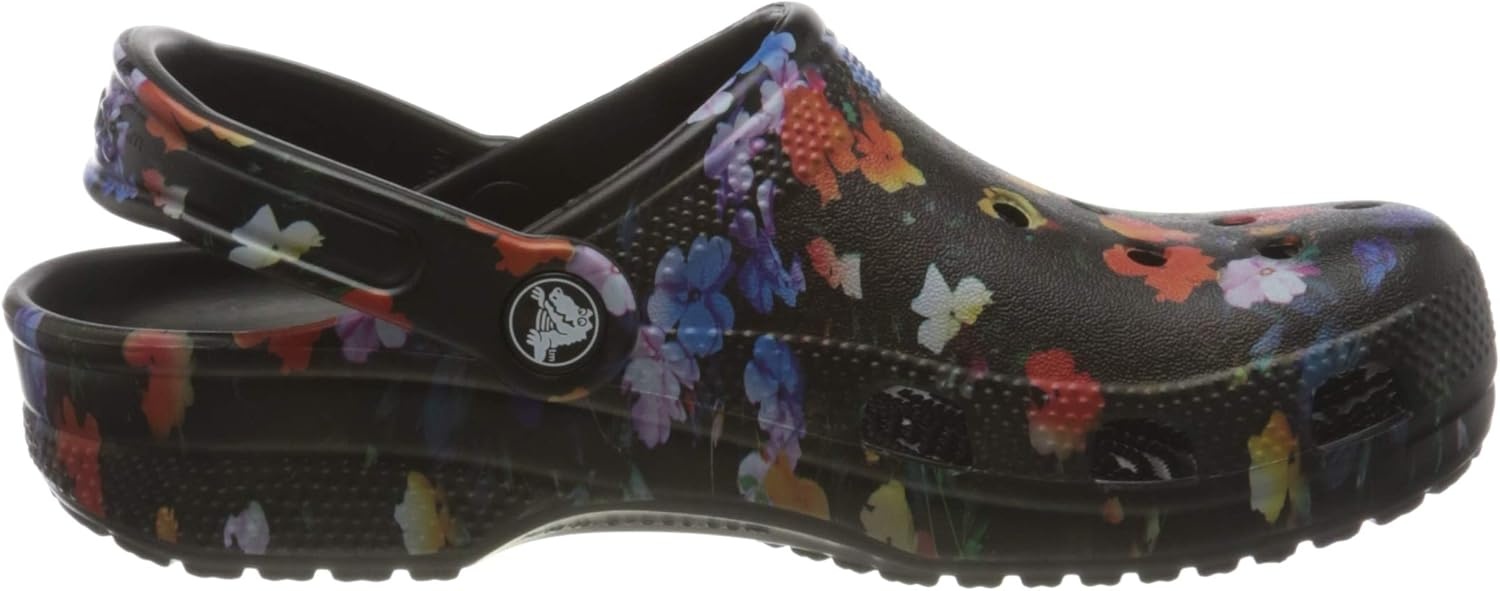 image:imageCrocs Classic ClogsFloral PrintBlack