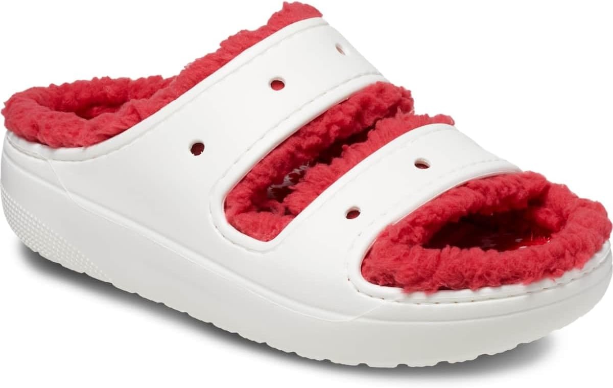 image:imageCrocs Classic ClogsWhiteHoliday Print