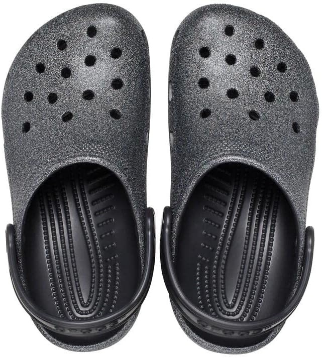 image:imageCrocs Kids Classic Glitter ClogBlackSilver Glitter