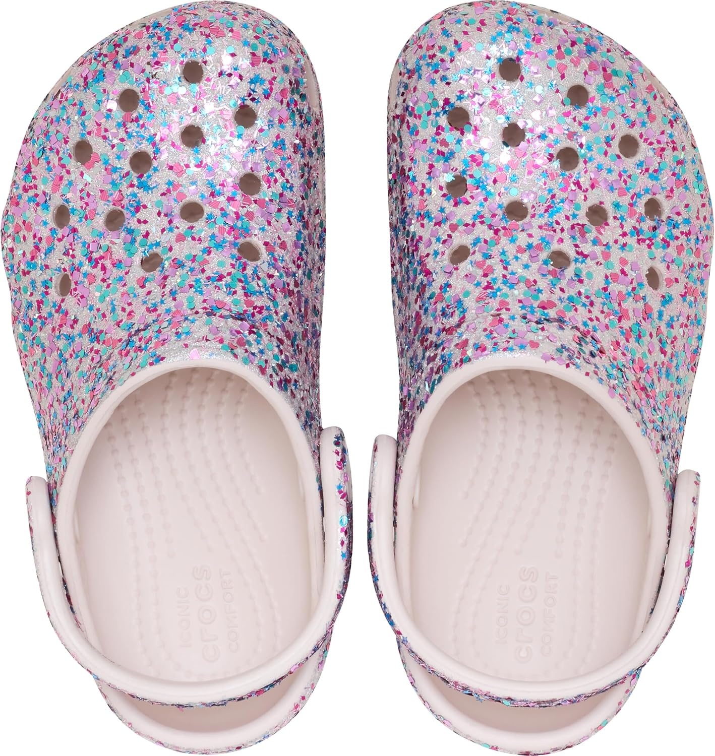 image:imageCrocs Kids Classic Glitter ClogCocoa Crme