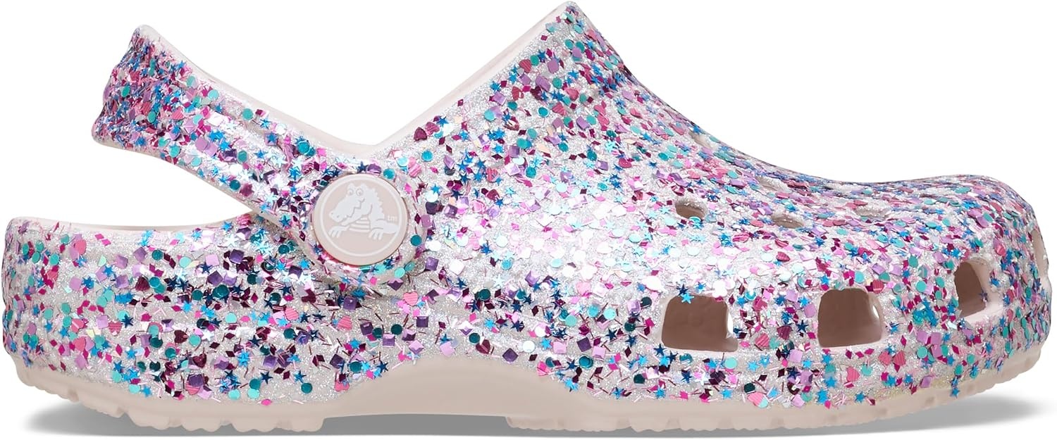 image:imageCrocs Kids Classic Glitter ClogCocoa Crme