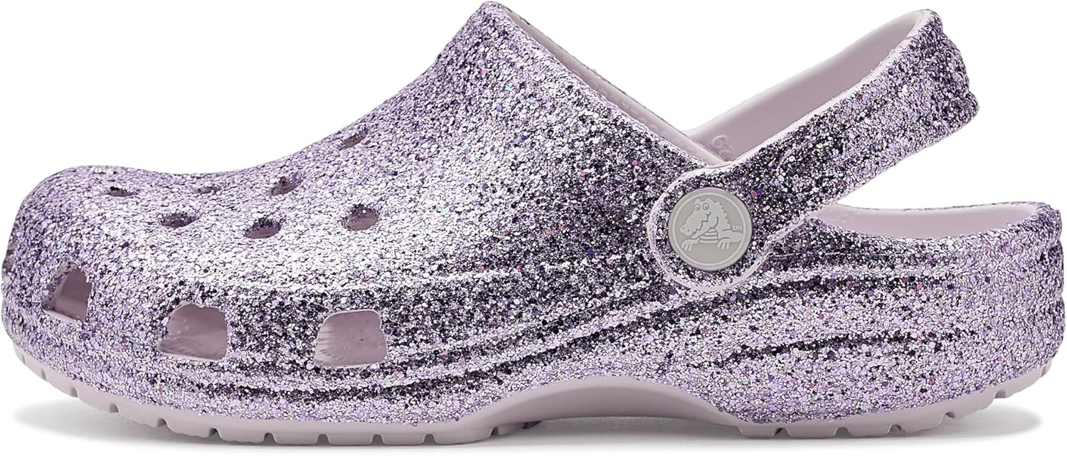 image:imageCrocs Kids Classic Glitter ClogGrape Ice