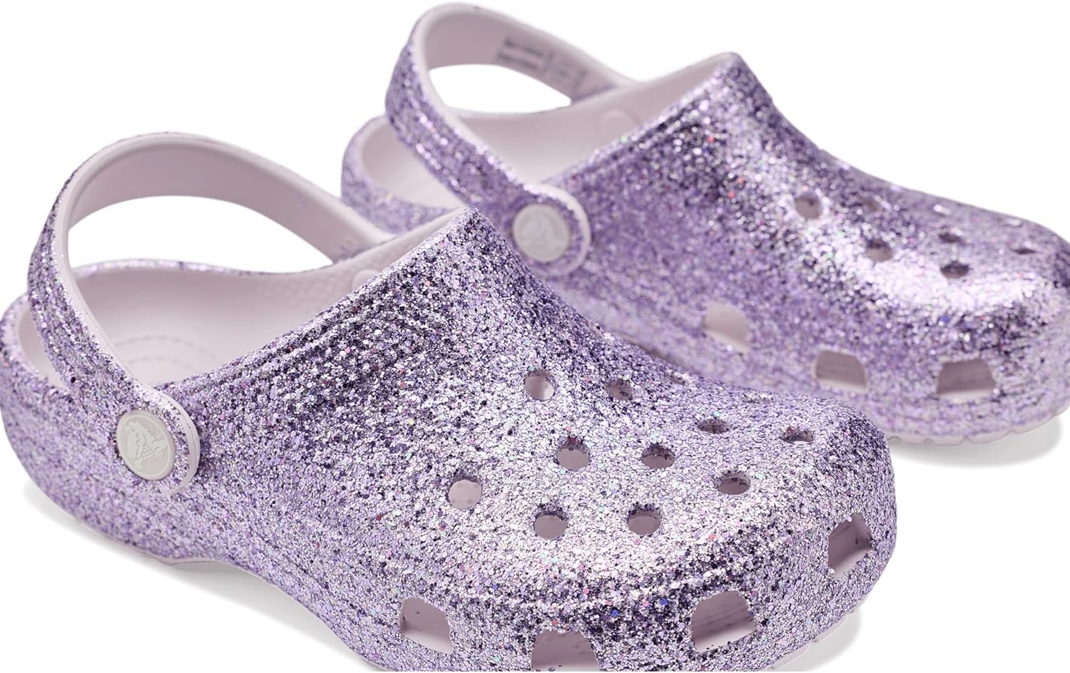 image:imageCrocs Kids Classic Glitter ClogGrape Ice