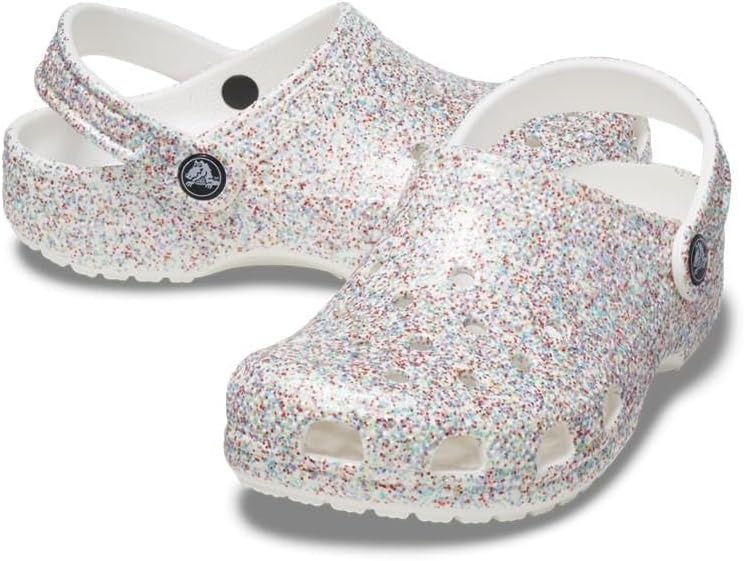image:imageCrocs Kids Classic Glitter ClogNeon PurpleMulti
