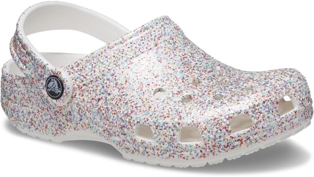 image:imageCrocs Kids Classic Glitter ClogNeon PurpleMulti
