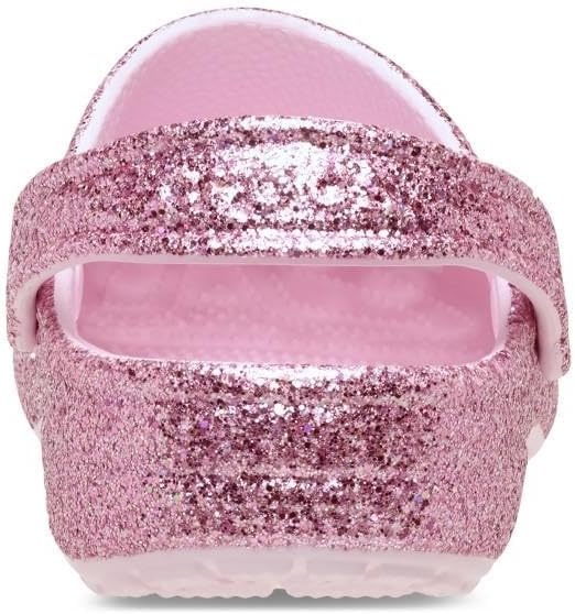 image:imageCrocs Kids Classic Glitter ClogPink Milk