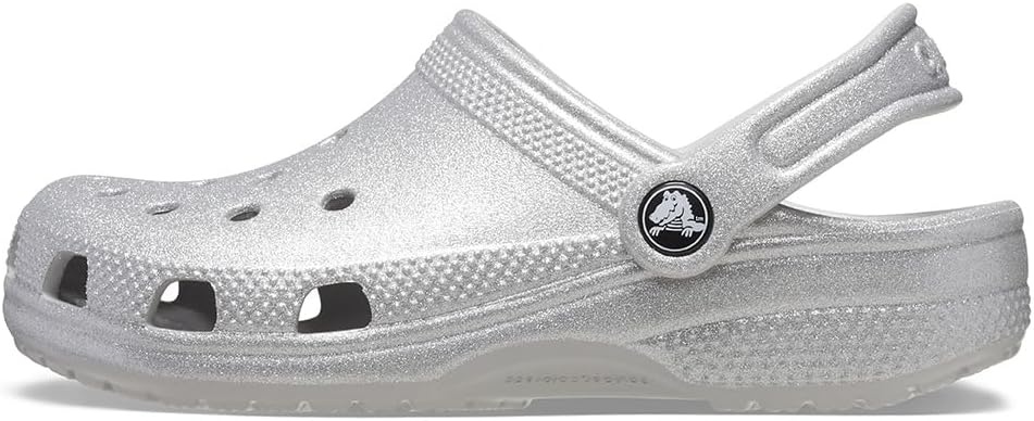 image:imageCrocs Kids Classic Glitter ClogSilver Glitter