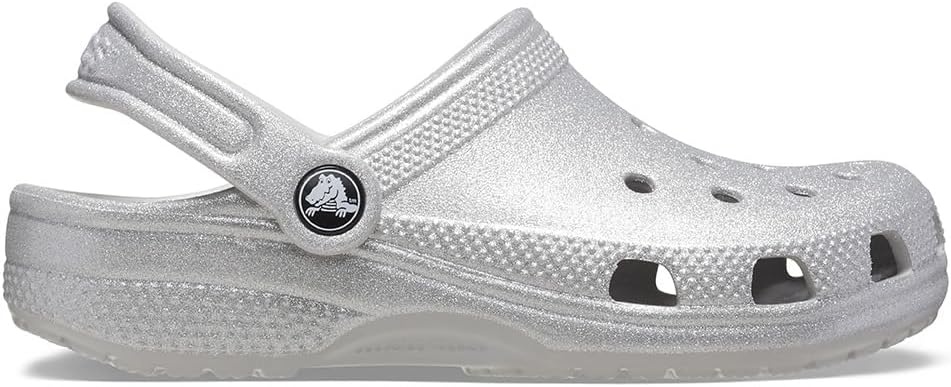 image:imageCrocs Kids Classic Glitter ClogSilver Glitter