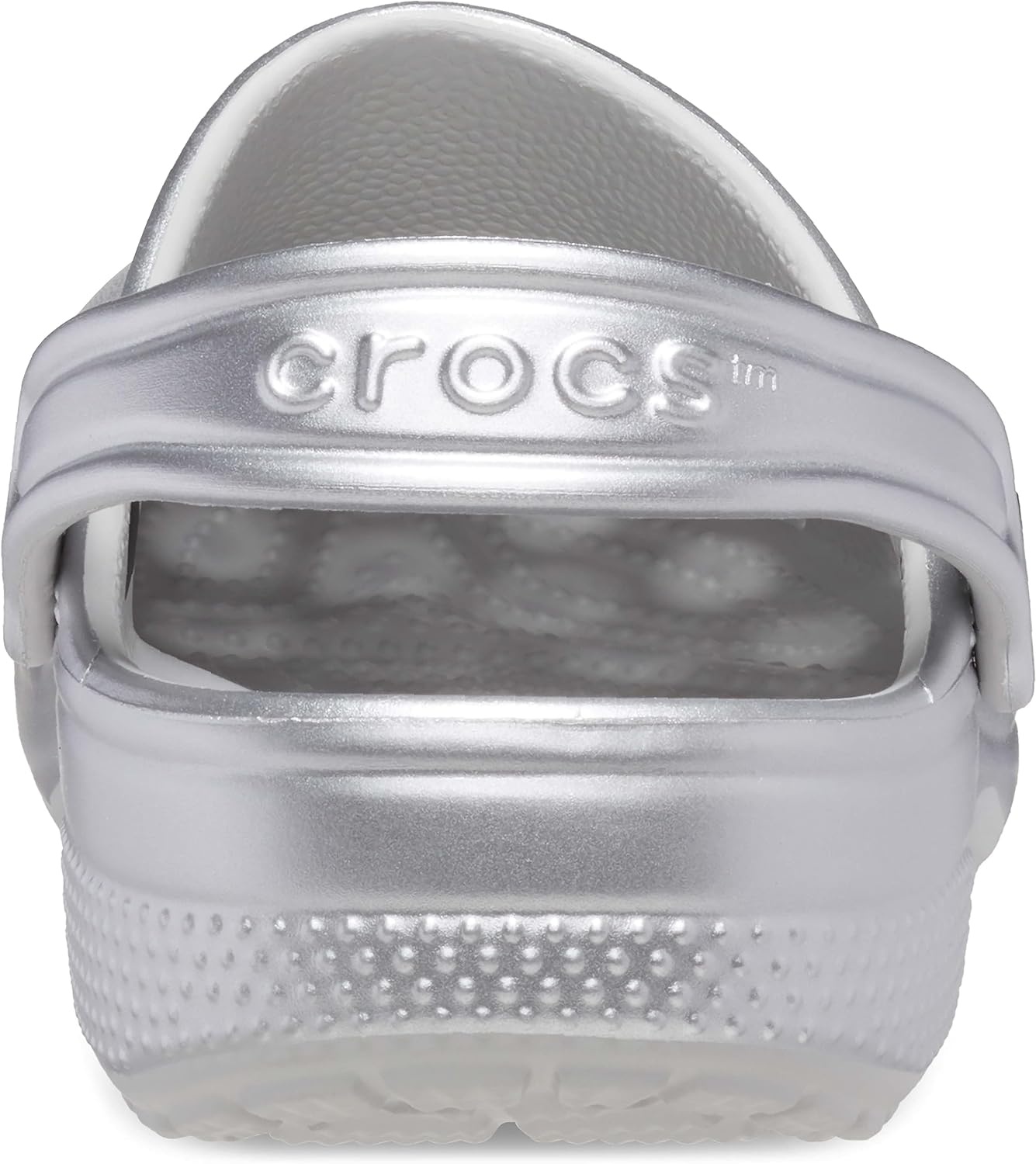 image:imageCrocs Kids Classic Glitter ClogSilver Metallic