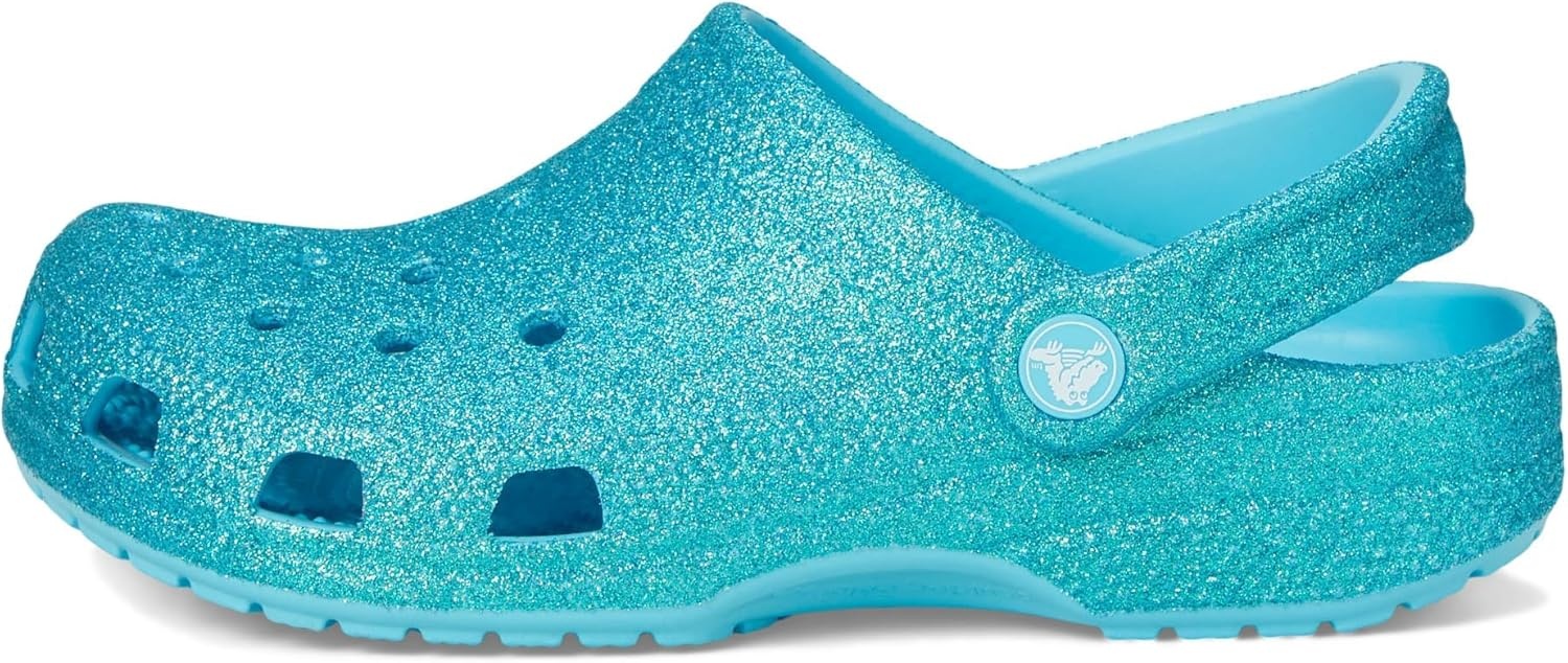 image:imageCrocs Kids Classic Glitter ClogTinted Glass