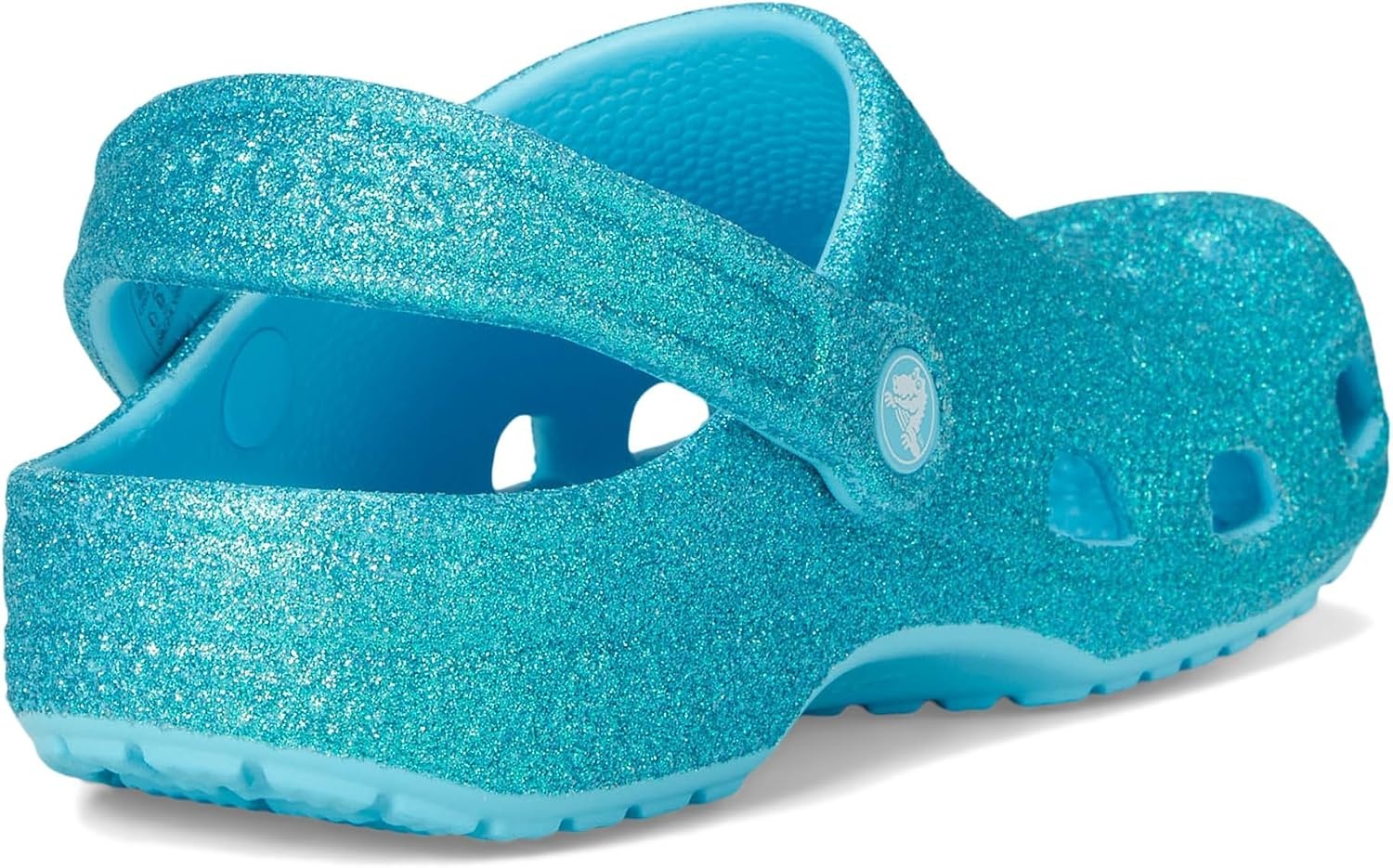 image:imageCrocs Kids Classic Glitter ClogTinted Glass