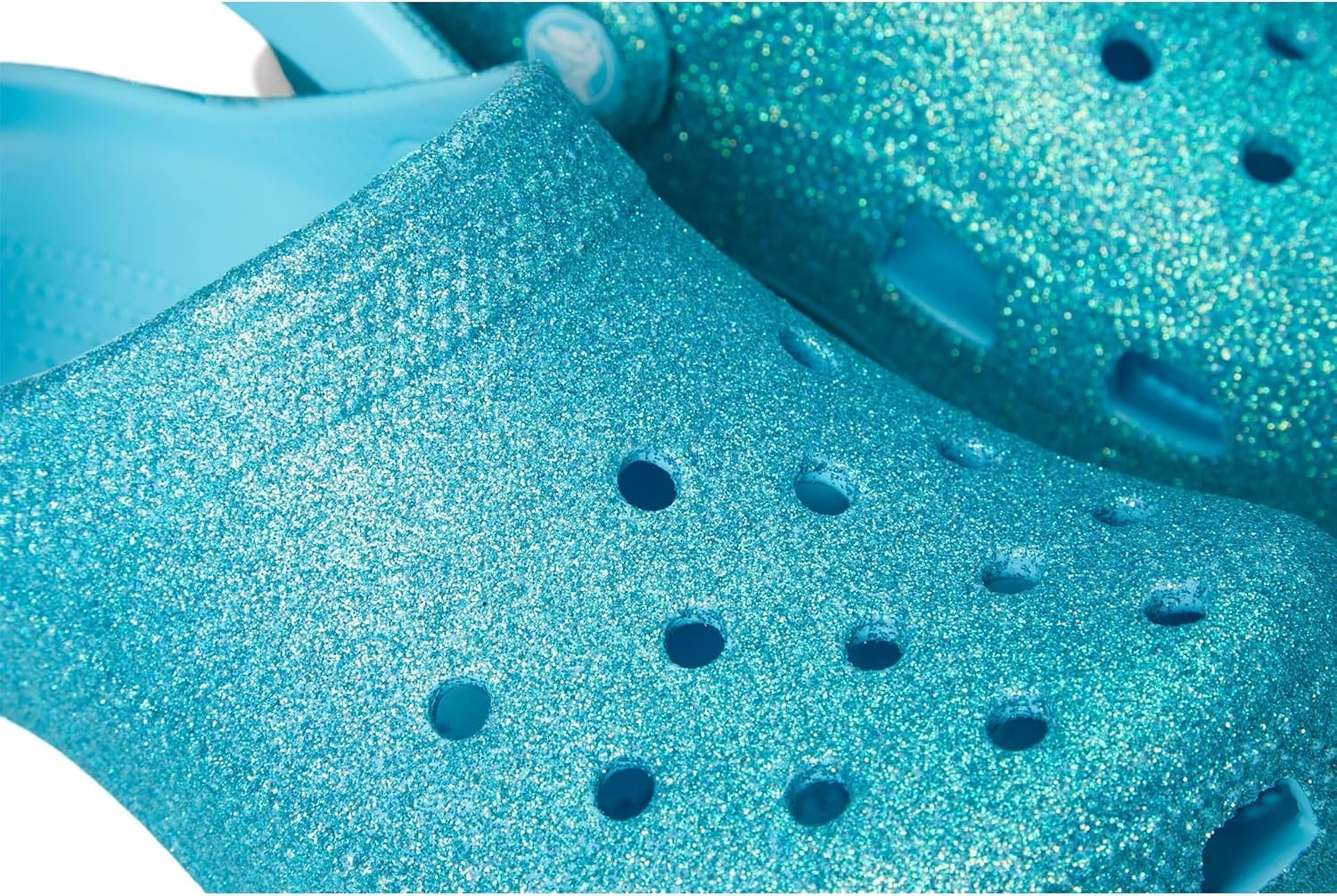 image:imageCrocs Kids Classic Glitter ClogTinted Glass