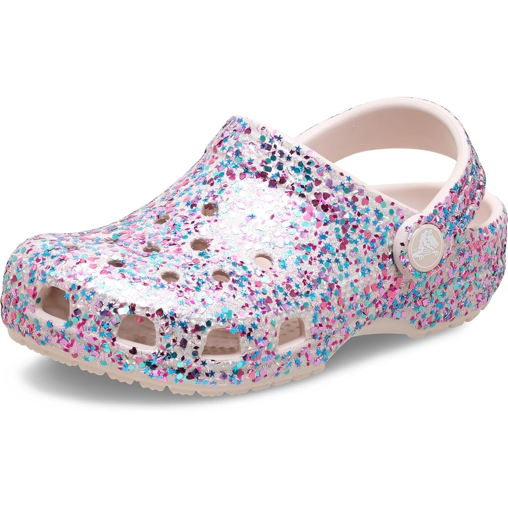 image:imageCrocs Kids Classic Glitter ClogCocoa Crme
