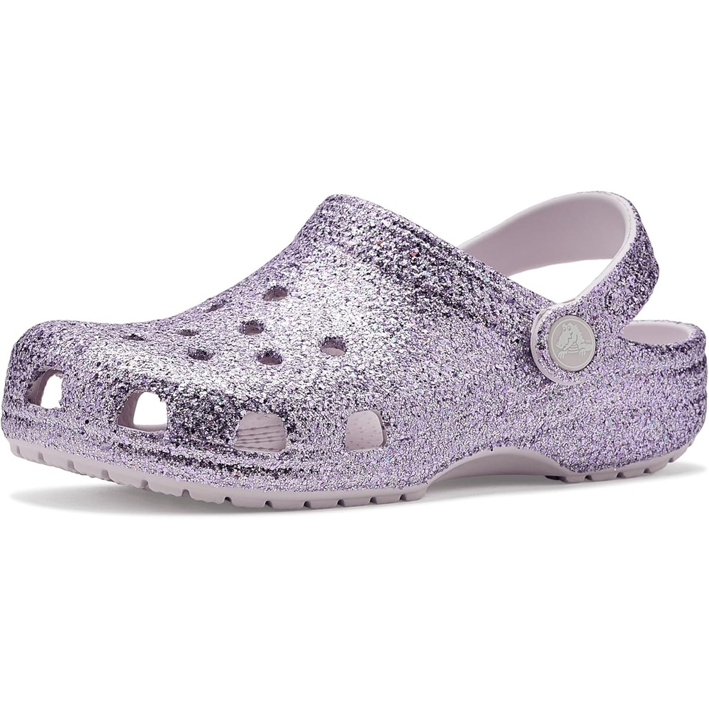 image:imageCrocs Kids Classic Glitter ClogGrape Ice