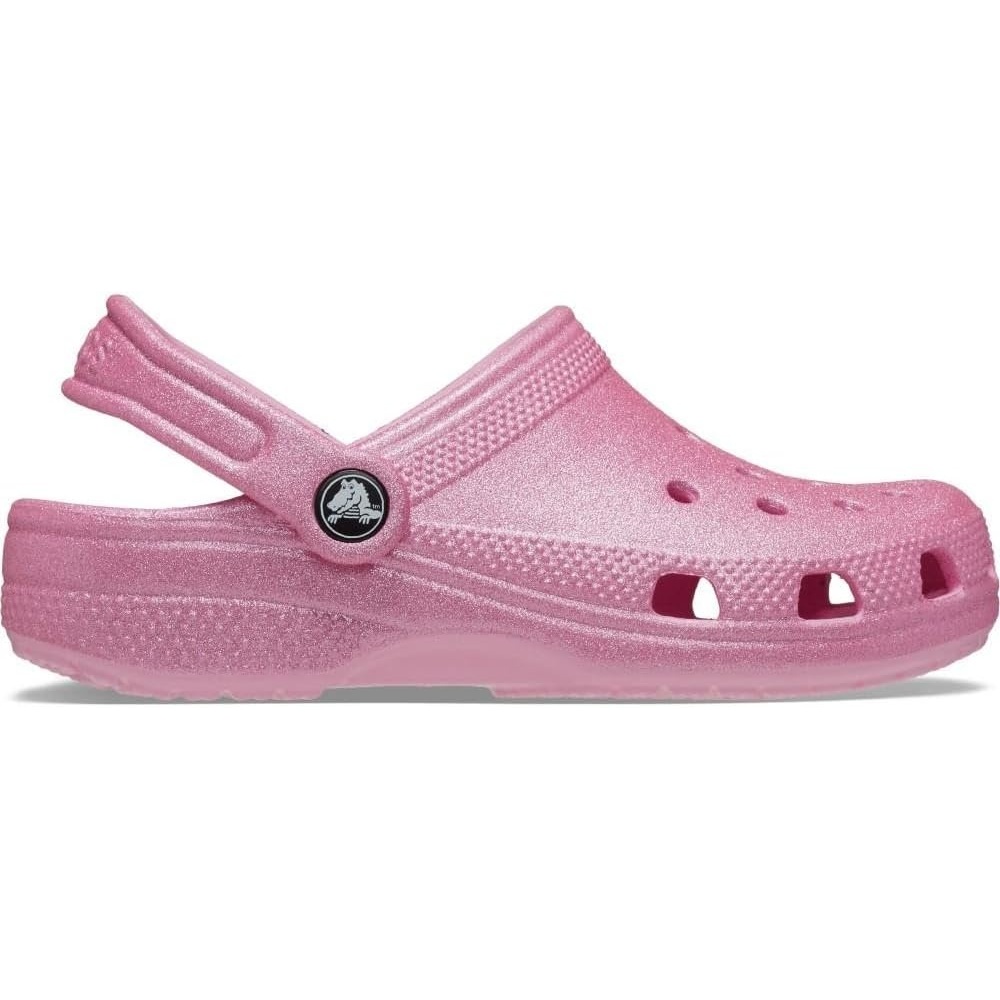 image:imageCrocs Kids Classic Glitter ClogPink Tweed Glitter