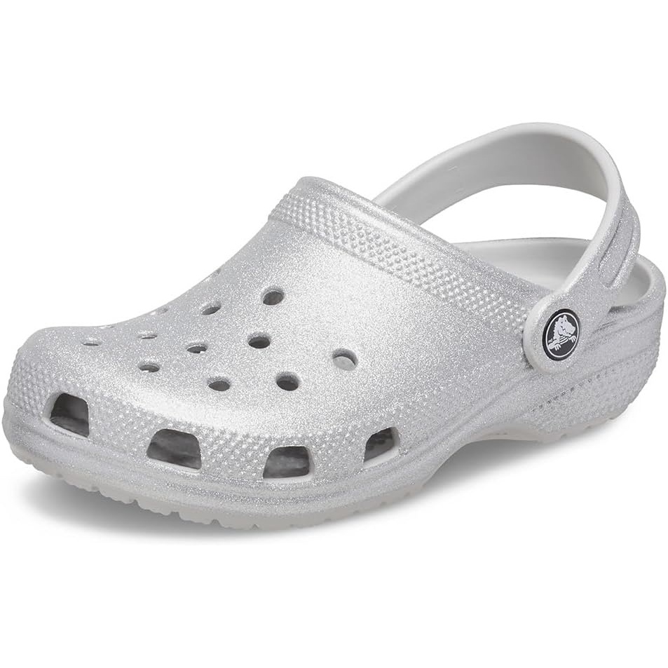 image:imageCrocs Kids Classic Glitter ClogSilver Glitter