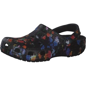 Crocs Classic Clogs(Floral Print/Black)