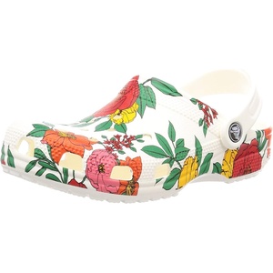 Crocs Classic Clogs(White/Floral)