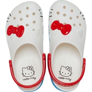 Crocs Unisex Adult Hello Kitty Classic Clogs(White)