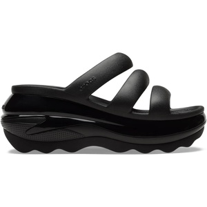 Crocs unisex-adult Mega Crush Triple Strap Sandal(Black)