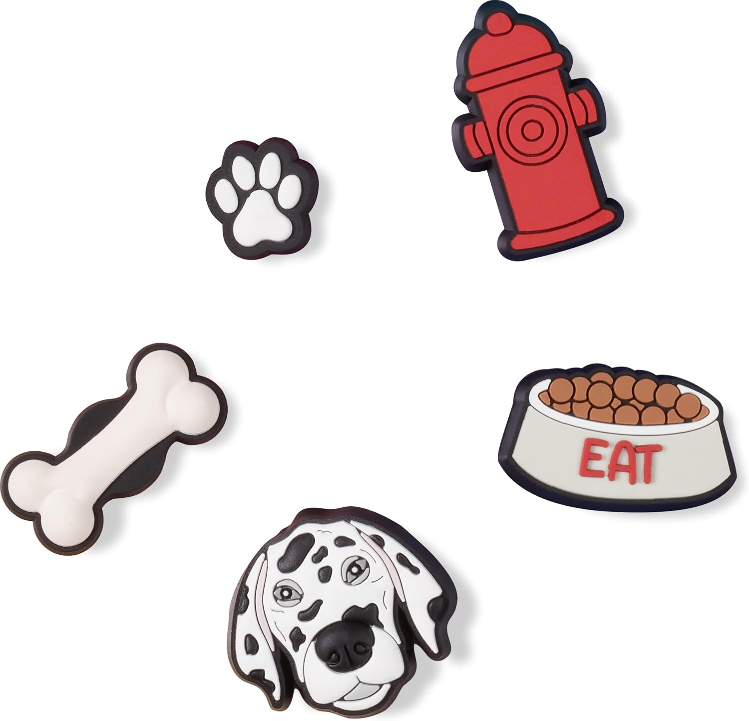 image:imageCrocs 5Pack Animal Shoe Charms JibbitzWho Let The Dogs Out