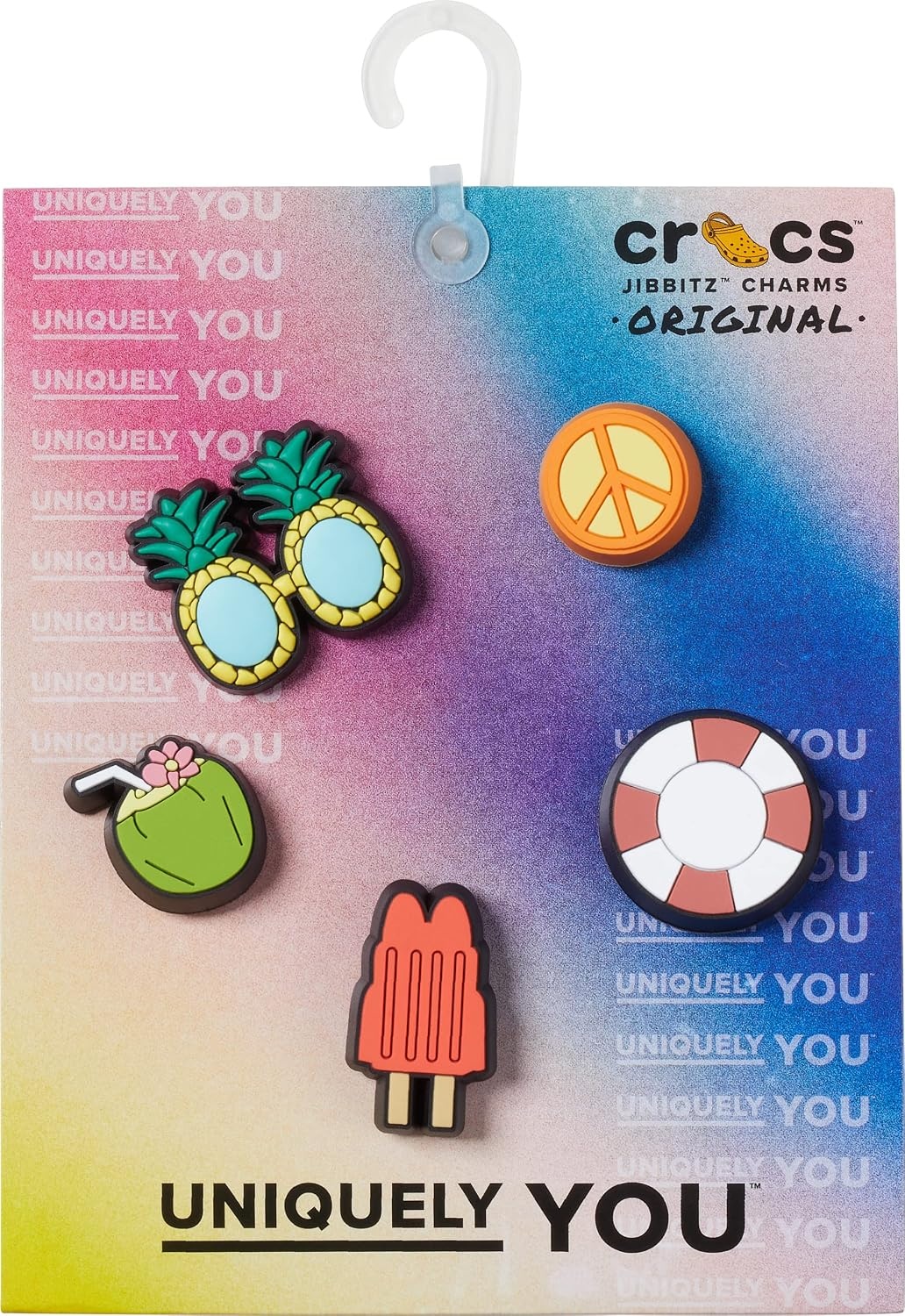 image:imageCrocs 5Pack Shoe Charms Jibbitz Happy Summer One Size