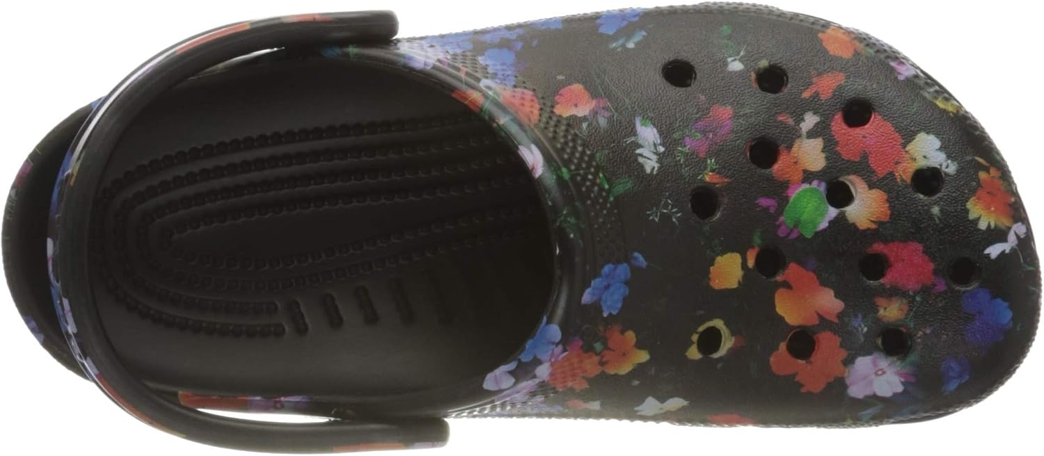 image:imageCrocs Athens Thong SandalFloral PrintBlack