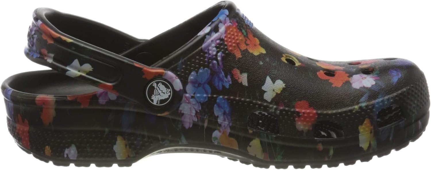 image:imageCrocs Athens Thong SandalFloral PrintBlack