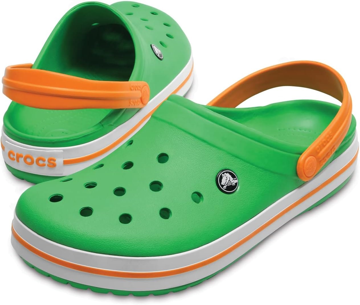 image:imageCrocs Athens Thong SandalGrass Green White Blazing Orange