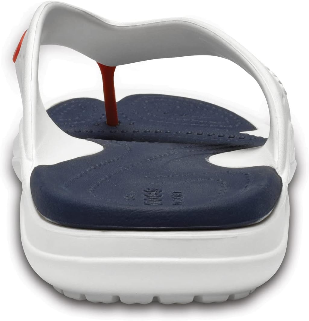 image:imageCrocs Athens Thong SandalWhite Red Navy