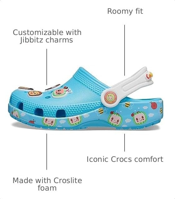 image:imageCrocs Baby Cocomelon Classic Clog ToddlerElectric Blue