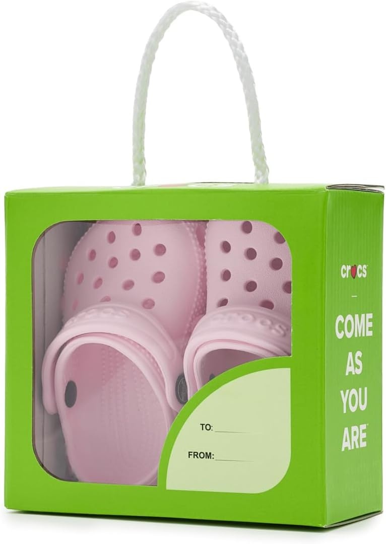 image:imageCrocs Baby Girls Classic Littles ClogsPink Milk