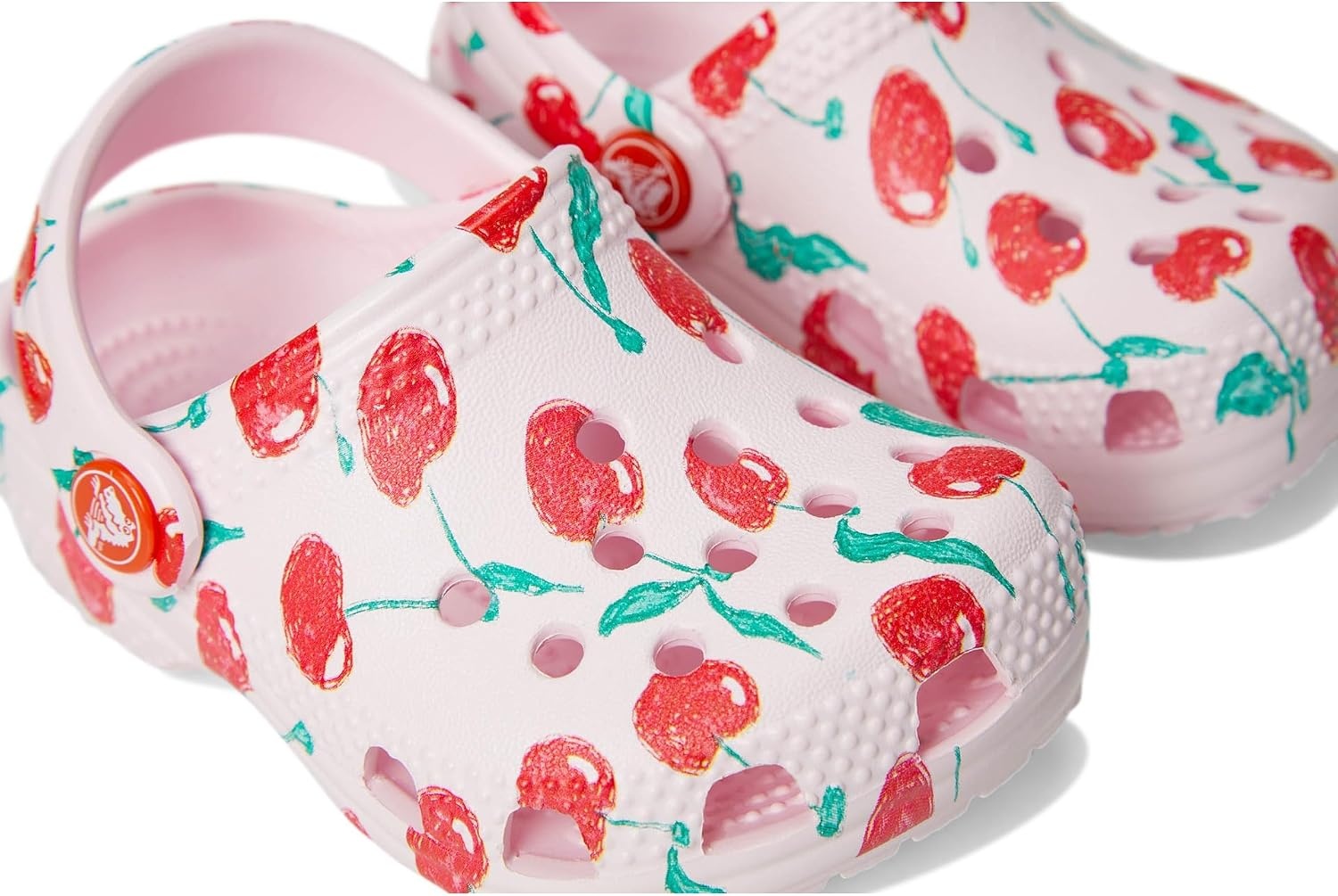 image:imageCrocs Baby Girls Classic Littles ClogsPink MilkCherries