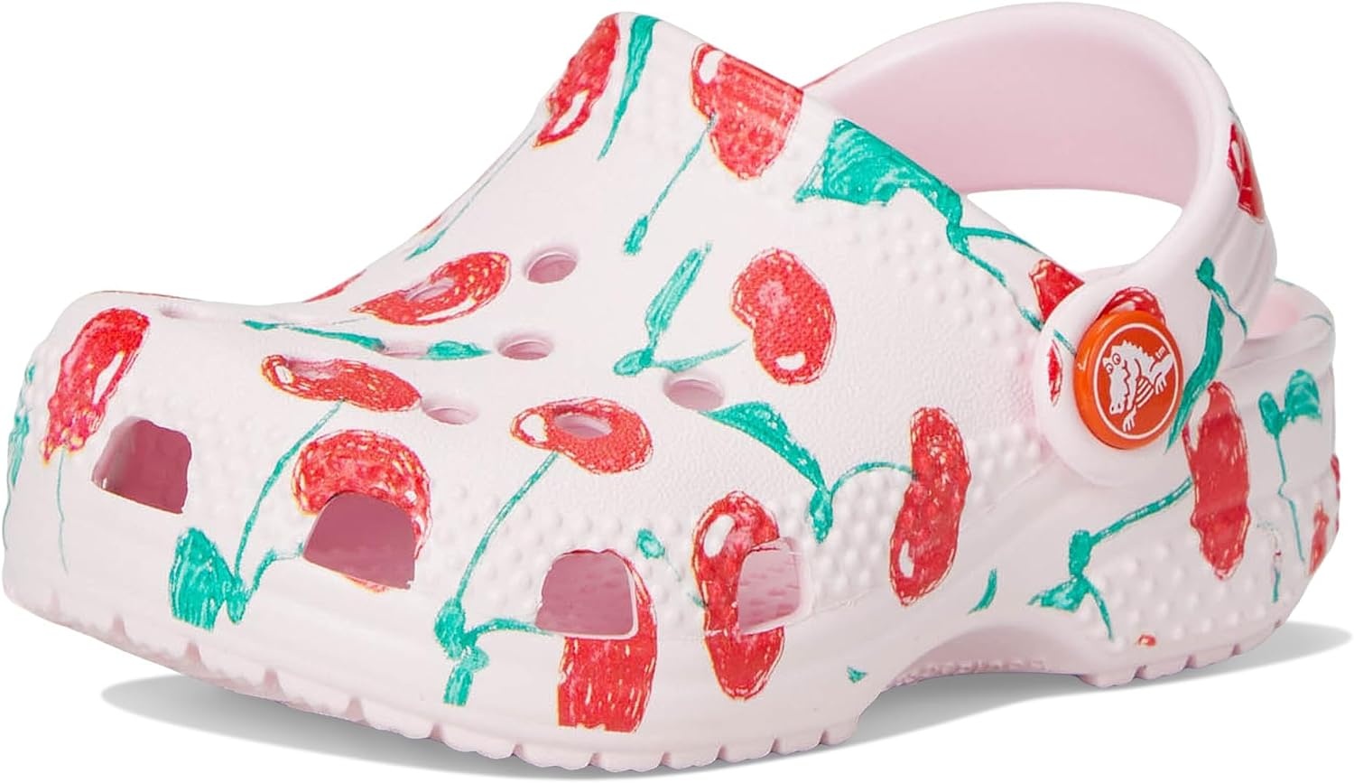 image:imageCrocs Baby Girls Classic Littles ClogsPink MilkCherries