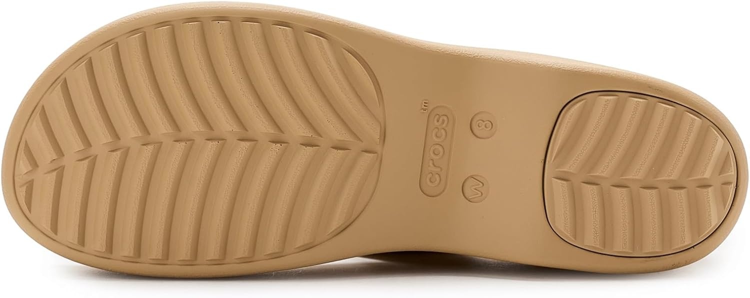 image:imageCrocs Brooklyn Sky Sandals Wedge SandalsCashew