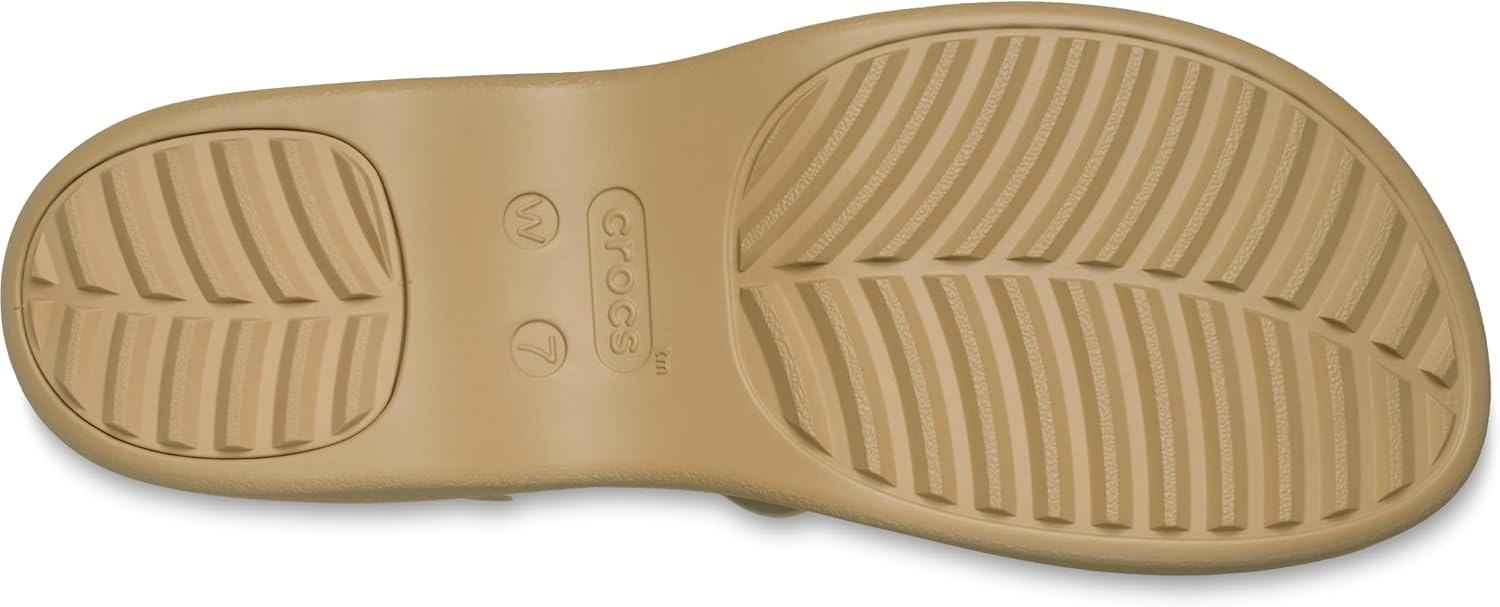 image:imageCrocs Brooklyn Sky Sandals Wedge SandalsFrappeCashew