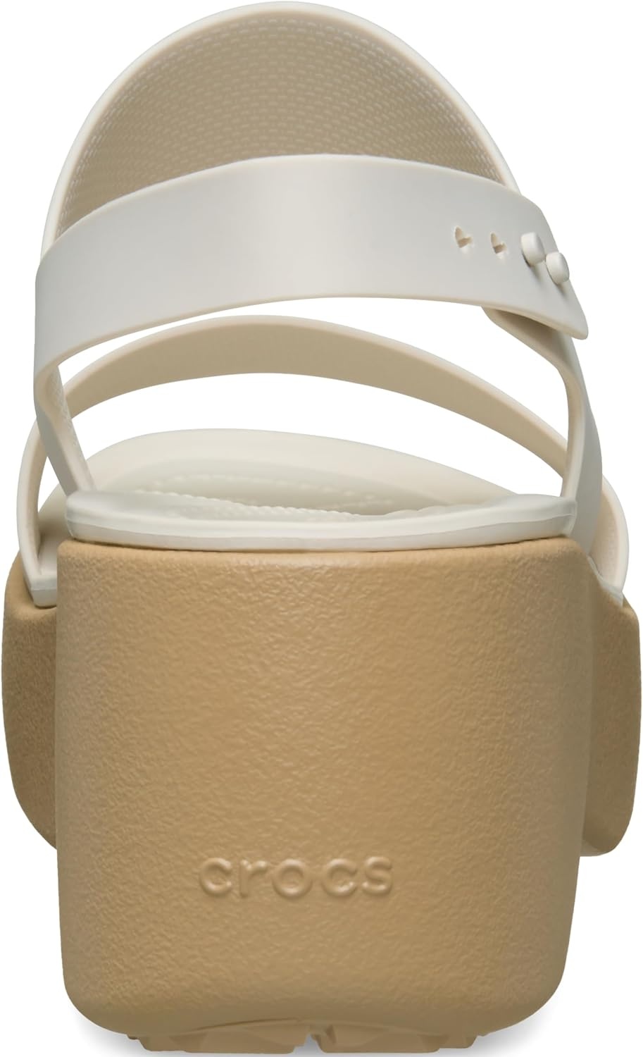 image:imageCrocs Brooklyn Sky Sandals Wedge SandalsFrappeCashew