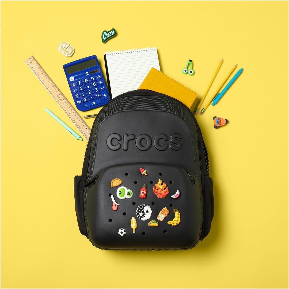 image:imageCrocs Classic Backpack Personalize with Jibbitz Charms Black One SizeBlack
