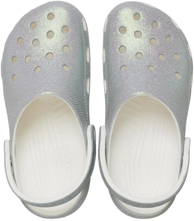 image:imageCrocs Classic Clogs GlitterIridescent White