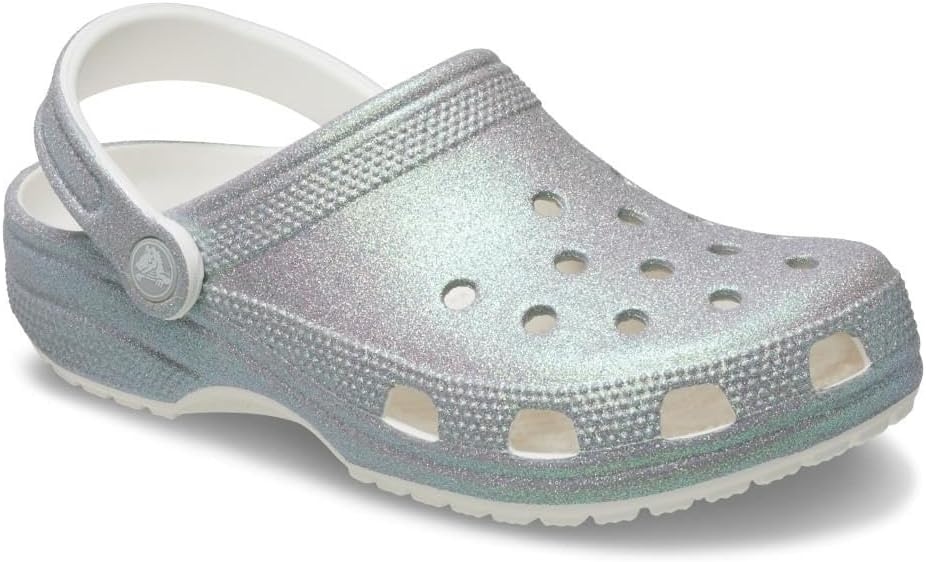 image:imageCrocs Classic Clogs GlitterIridescent White