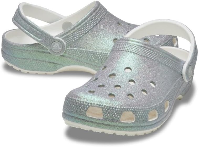 image:imageCrocs Classic Clogs GlitterIridescent White