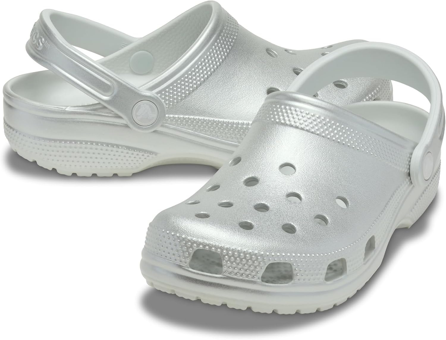 image:imageCrocs Classic Clogs GlitterMoonlight Metallic