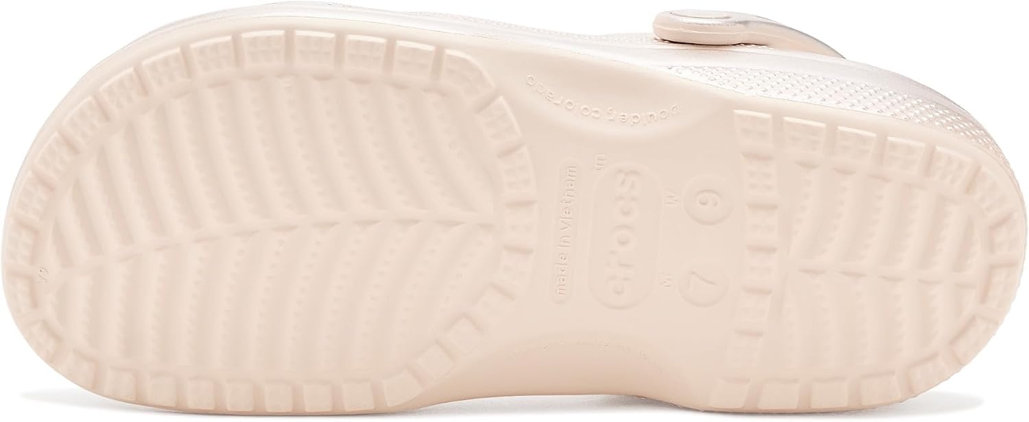 image:imageCrocs Classic Clogs GlitterPeach Ice Metallic