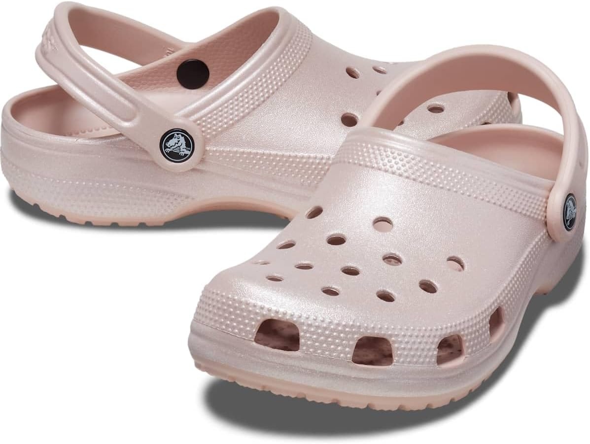 image:imageCrocs Classic Clogs GlitterPink Clay