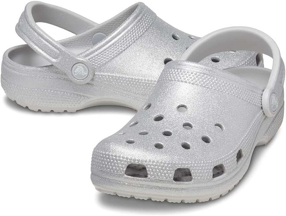 image:imageCrocs Classic Clogs GlitterSilver Glitter