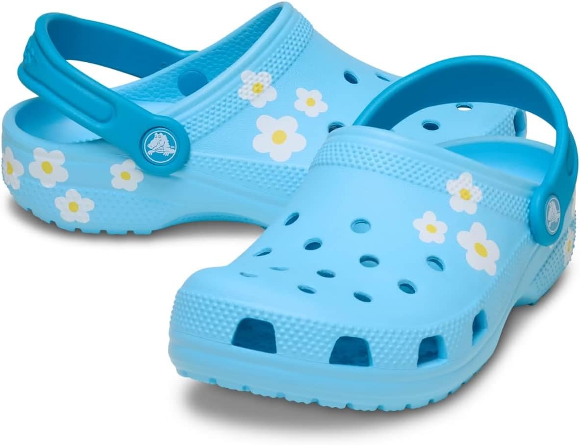 image:imageCrocs Classic Clogs with Patterns and Graphics Little KidBig Kid Tinted Glass 1 Medium
