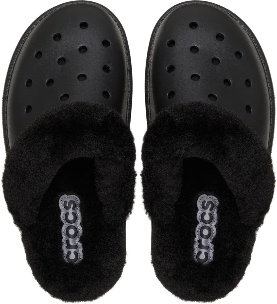 image:imageCrocs Classic Fuzz ScuffBlack