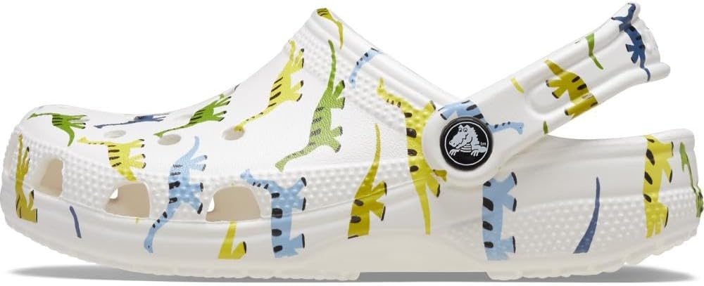 image:imageCrocs Classic Marbled TieDye Clog Dinosaur 10 Toddler M
