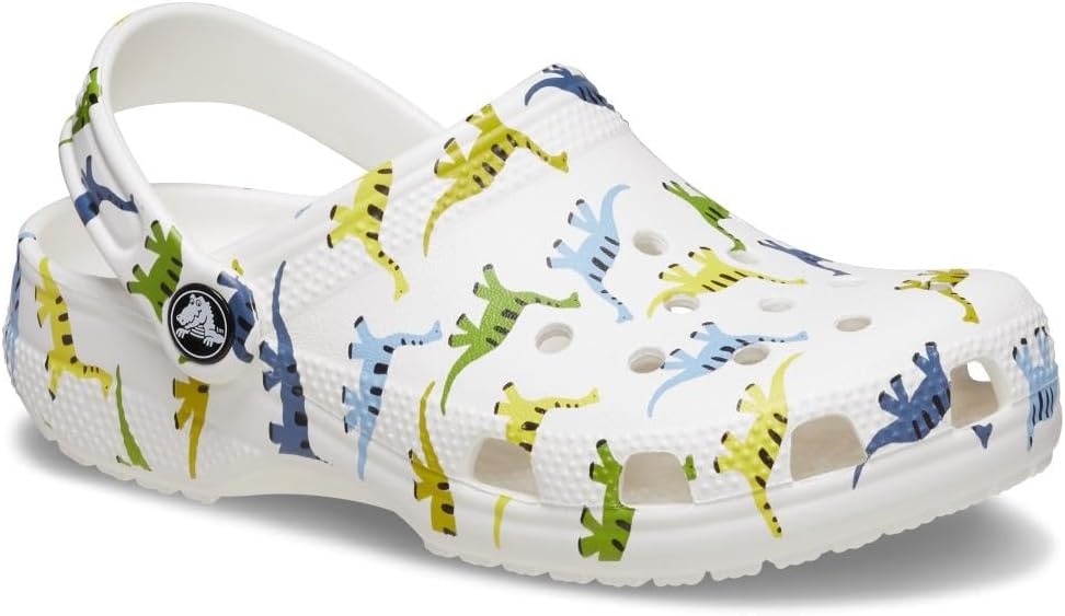 image:imageCrocs Classic Marbled TieDye Clog Dinosaur 10 Toddler M
