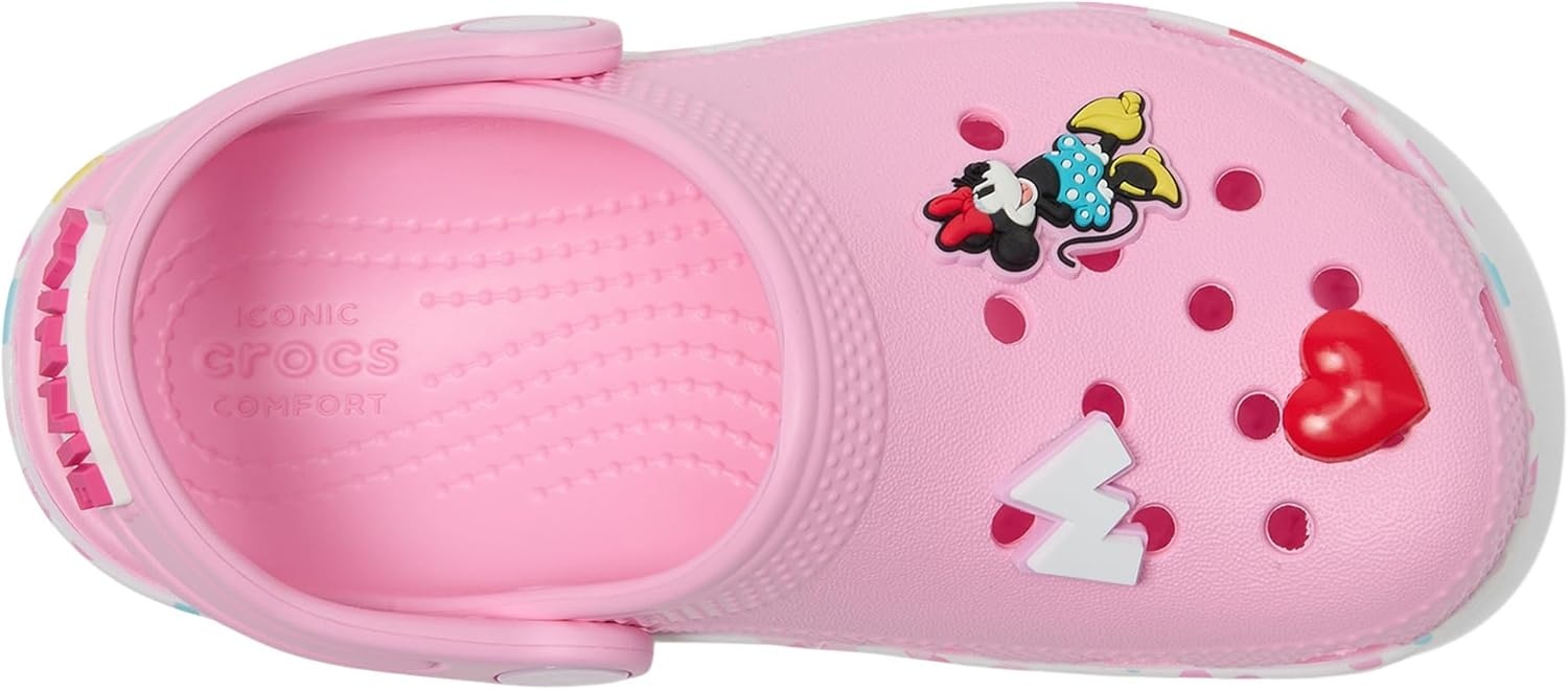 image:imageCrocs Girls Disney Mickey Minnie Mouse ClogsPinkMinnie Jibbitz
